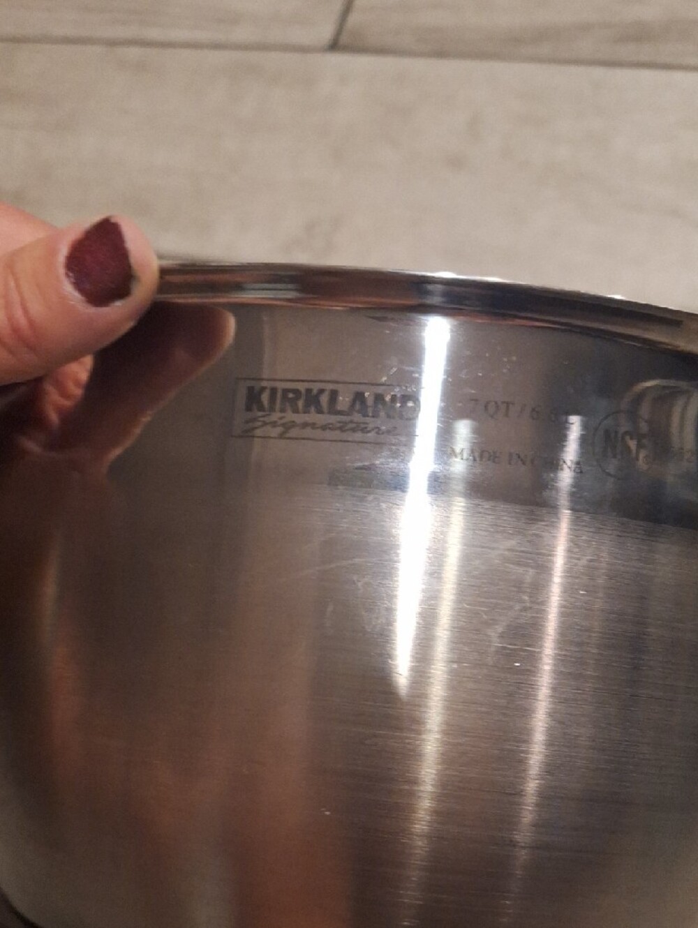 🍦Stainless Steel Mixing Bowl Set with Plastic Lids - Silver - Picture 2 of 4